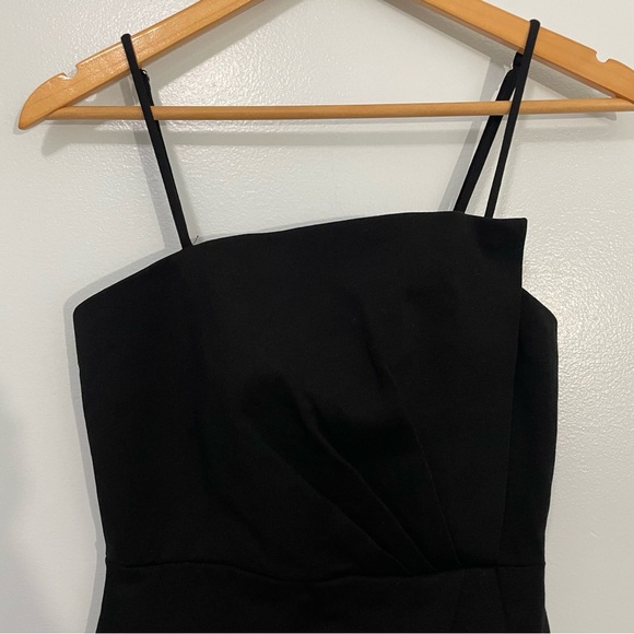 Lulus Drinks On Me Black Sleeveless Pleated Bodycon Dress Small - Picture 7 of 15